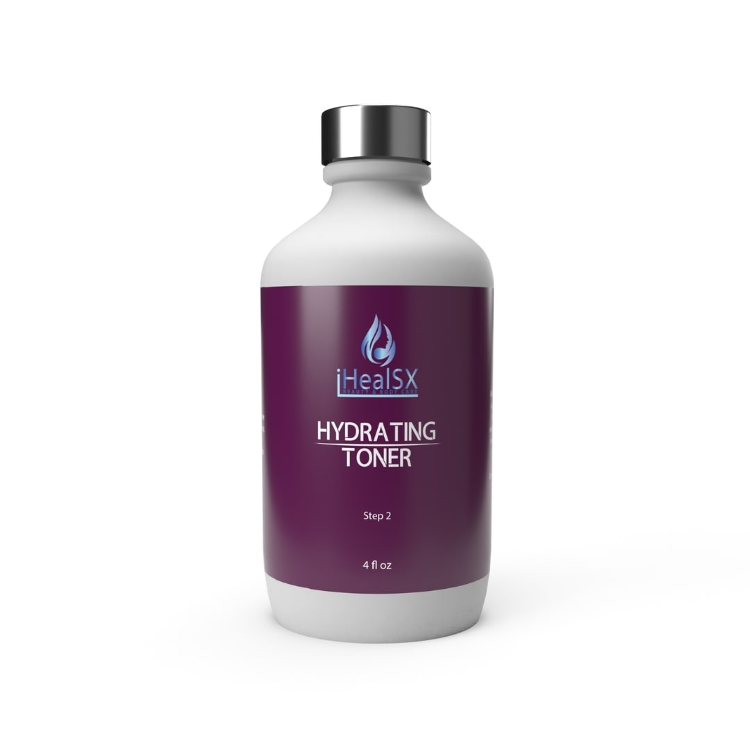 iHeal SX - Hydrating Toner with Witch Hazel & Rose Hydrosol | Rich in Vitamin C | 1 fl oz | All Skin Types